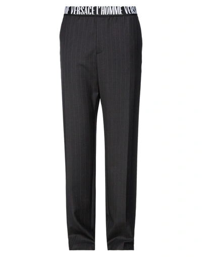 Versace Pants In Steel Grey