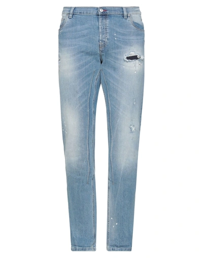 Grey Daniele Alessandrini Jeans In Blue