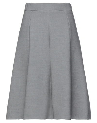 Michael Kors Midi Skirts In Grey