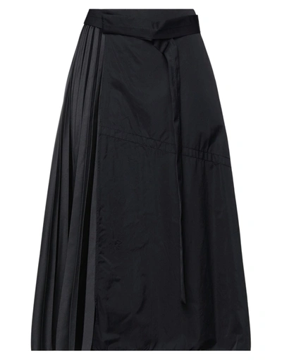 Tod's Midi Skirts In Black