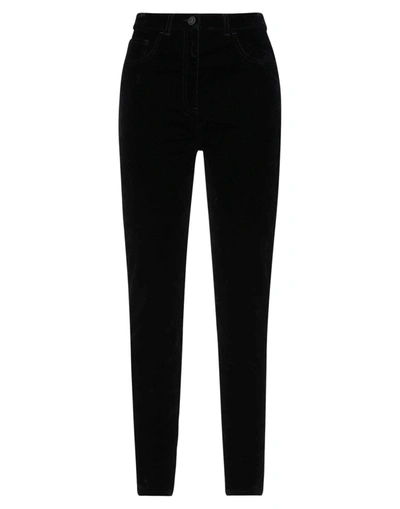 Elisabetta Franchi Woman Pants Black Size 32 Cotton, Polyester, Polyamide, Elastane