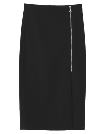Patrizia Pepe Midi Skirts In Black