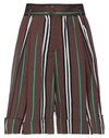 Alysi Woman Shorts & Bermuda Shorts Cocoa Size 4 Viscose, Cotton, Acetate In Brown