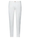 Hand Picked Pants In White