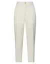 High Pants In White