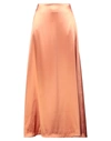 JIL SANDER JIL SANDER WOMAN MAXI SKIRT ORANGE SIZE 12 VISCOSE, WOOL,13615242NH 1