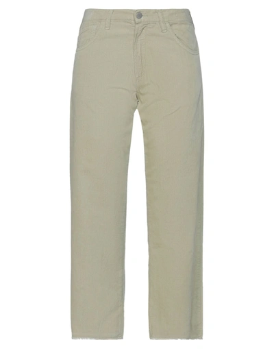 Massimo Alba Cropped Pants In Green