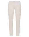 Siviglia Woman Pants Ivory Size 26 Cotton, Elastane In Neutral