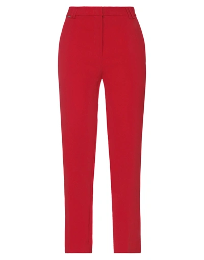 Kaos Woman Pants Red Size 6 Polyester, Elastane
