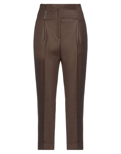 Peserico Pants In Brown