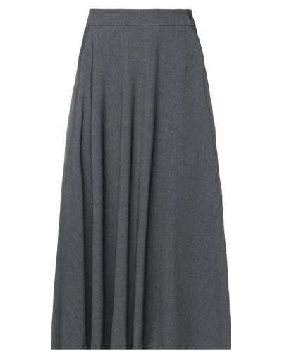 Modern Mo. De. Rn Midi Skirts In Grey