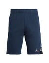 Le Coq Sportif Ess Short Regular Man Shorts & Bermuda Shorts Midnight Blue Size S Cotton