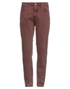 Brunello Cucinelli Jeans In Rust