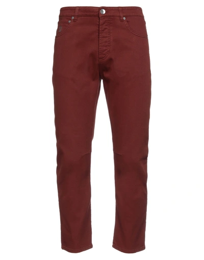Brunello Cucinelli Jeans In Red