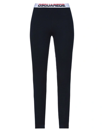 Dsquared2 Leggings In Dark Blue