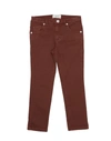 Vicolo Toddler Girl Jeans Chocolate Brown Size 6 Cotton, Elastane In Brown