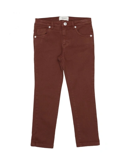Vicolo Babies'  Toddler Girl Jeans Chocolate Brown Size 6 Cotton, Elastane