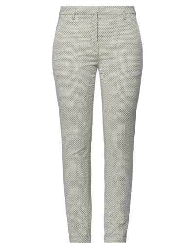 Siviglia White Pants In Yellow