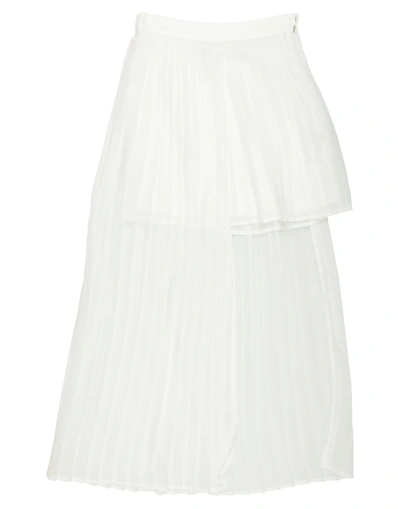 Manila Grace Mini Skirts In White
