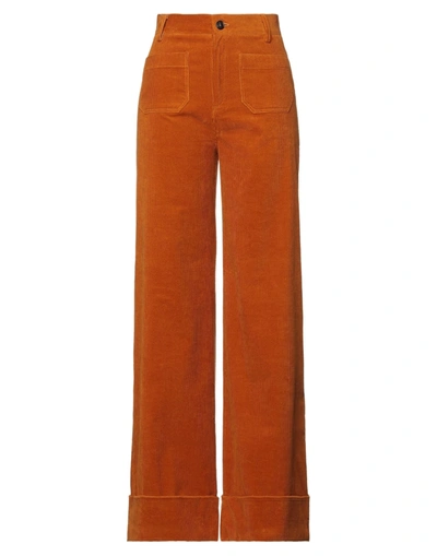 Roberto Collina Pants In Rust