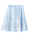 Pinko Midi Skirts In Sky Blue