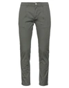 Grey Daniele Alessandrini Pants In Military Green