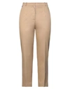 MANILA GRACE MANILA GRACE WOMAN PANTS CAMEL SIZE 8 POLYESTER, COTTON,13629671KG 5