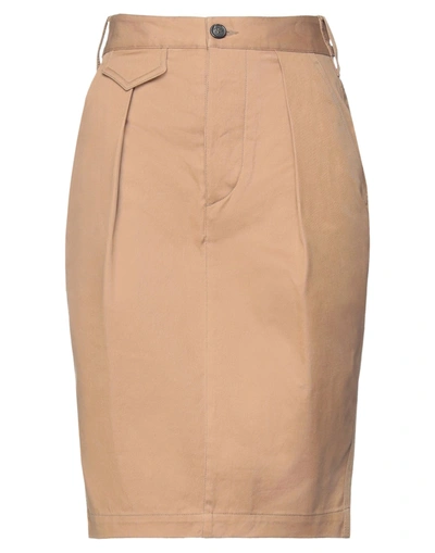 Dsquared2 Mini Skirts In Beige