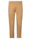 Dondup Woman Pants Camel Size 25 Cotton, Elastane In Beige