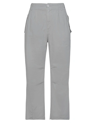 European Culture Cropped Pants In Grey