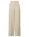 P.a.r.o.s.h Wide Leg Trousers In Beige