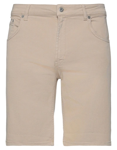 Dondup Man Shorts & Bermuda Shorts Beige Size 29 Cotton, Elastomultiester, Elastane