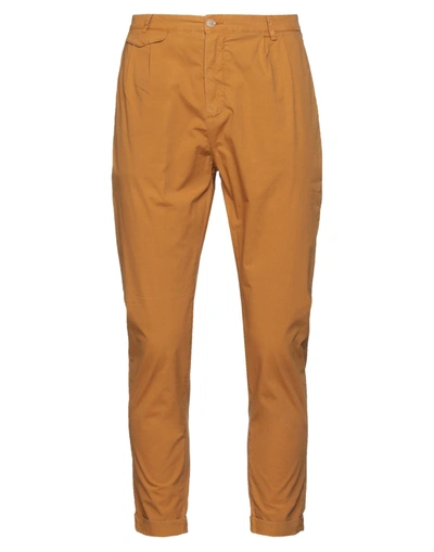 Yan Simmon Pants In Ocher