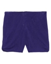 Akep Woman Shorts & Bermuda Shorts Purple Size 4 Viscose In Purple