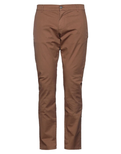 GREY DANIELE ALESSANDRINI GREY DANIELE ALESSANDRINI MAN PANTS BROWN SIZE 30 COTTON, ELASTANE,13630209IB 6
