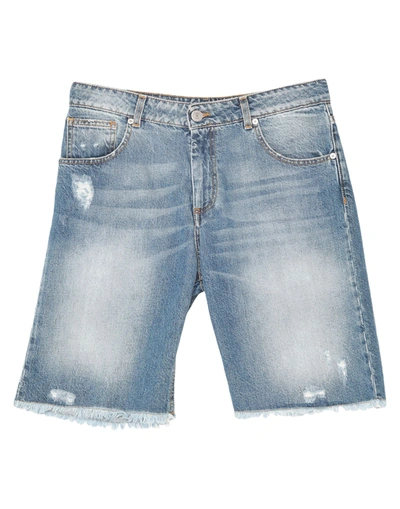 Family First Milano Denim Shorts In Blue