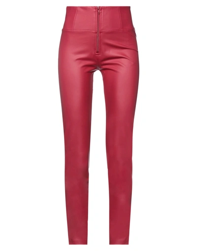 Freddy Wr.up® Freddy Wr. Up Woman Leggings Brick Red Size Xs Polyester, Elastane