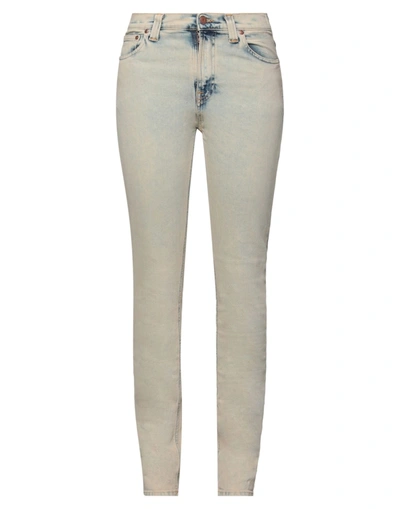NUDIE JEANS NUDIE JEANS CO WOMAN JEANS BLUE SIZE 31W-32L ORGANIC COTTON, ELASTANE,13623247UQ 9