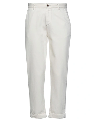 Care Label Pants In White