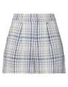 ISABEL MARANT ÉTOILE MARANT ÉTOILE WOMAN SHORTS & BERMUDA SHORTS BLUE SIZE 6 LINEN,13635144OG 4