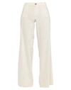 Kiltie Pants In White