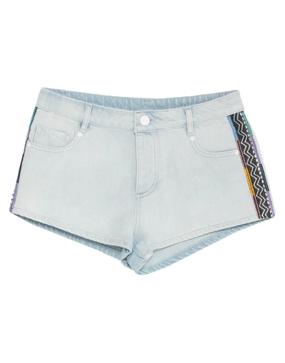 Pinko Woman Shorts & Bermuda Shorts Blue Size 27 Cotton