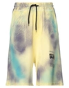 Mauna Kea Man Shorts & Bermuda Shorts Pastel Yellow Size S Cotton In Yellow