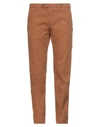 Myths Man Pants Brown Size 36 Cotton, Elastane