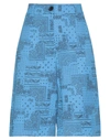 Vicolo Woman Shorts & Bermuda Shorts Azure Size S Cotton, Elastane In Blue