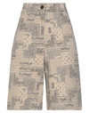 Vicolo Woman Shorts & Bermuda Shorts Camel Size S Cotton, Elastane In Beige