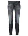 DSQUARED2 DSQUARED2 WOMAN JEANS BLACK SIZE 4 COTTON, ELASTANE, BOVINE LEATHER,13627896SC 5