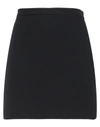 FRANKIE MORELLO FRANKIE MORELLO WOMAN MINI SKIRT BLACK SIZE 8 POLYESTER, ELASTANE,13628120UG 4