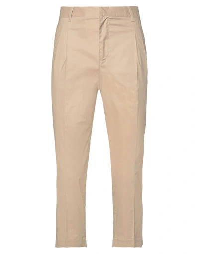 Grey Daniele Alessandrini Pants In Beige