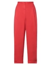 TER ET BANTINE TER ET BANTINE WOMAN PANTS RED SIZE 10 COTTON, ELASTANE,13629974VE 3